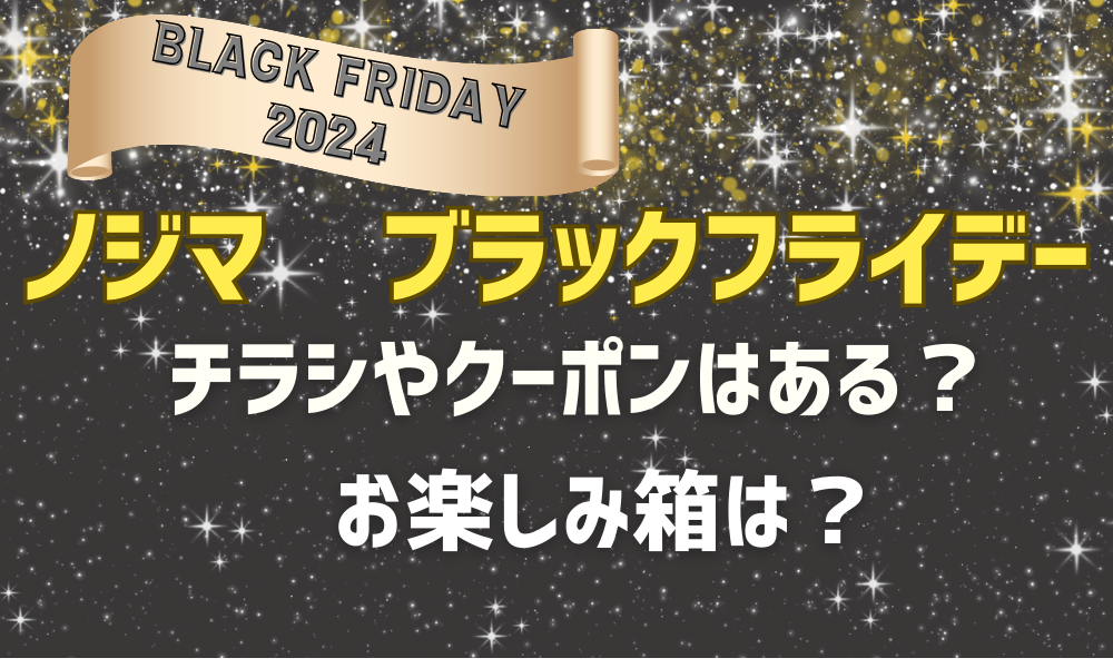 ノジマブラックフライデー